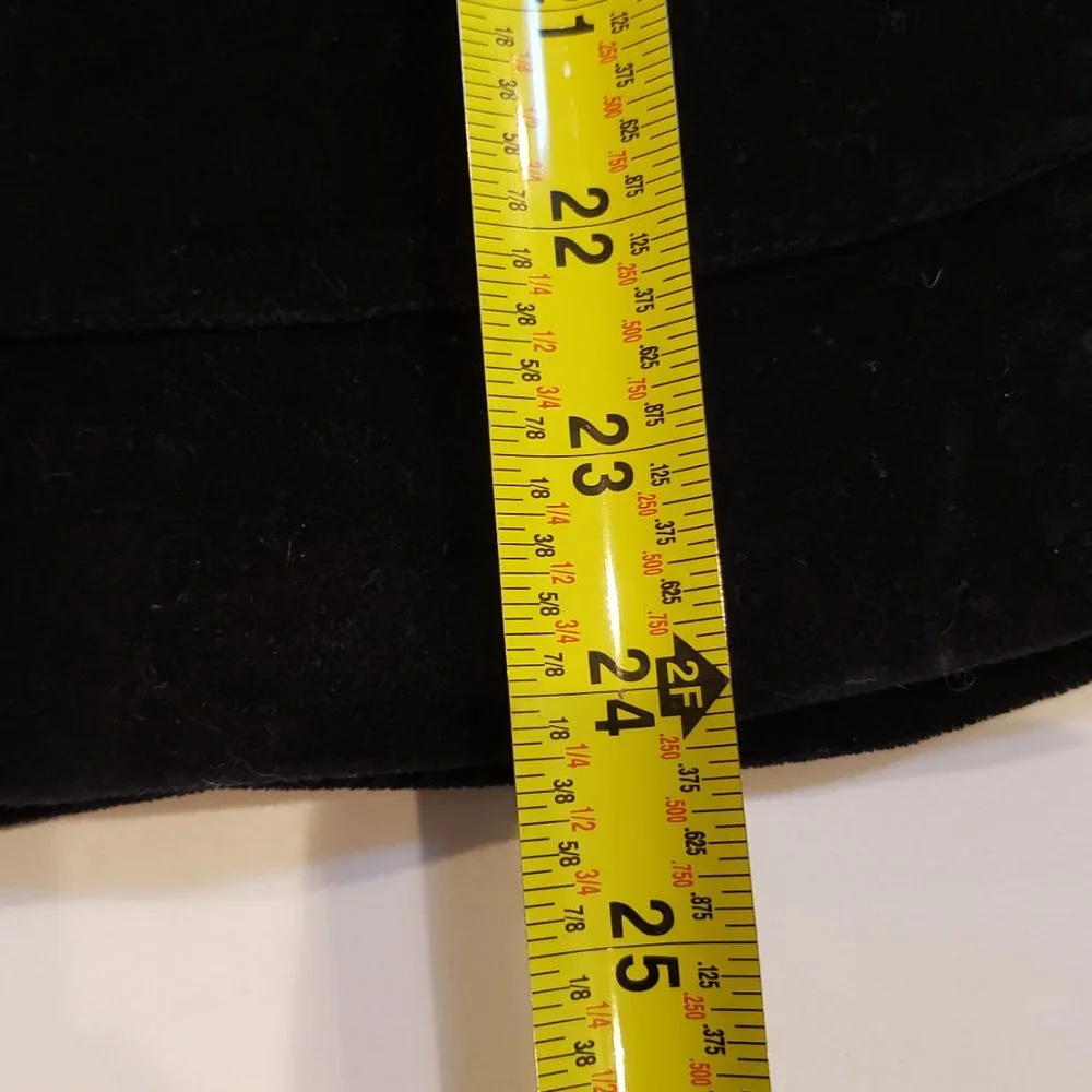 London Jean Black Velvet blazer with bronze buttons - Picture 13 of 15